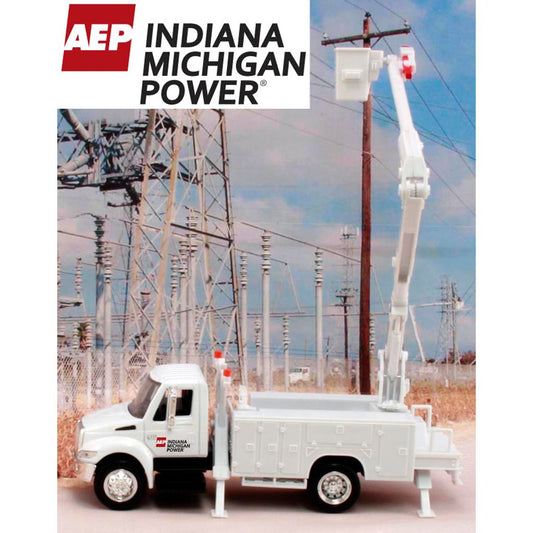 International Bucket Truck "AEP - American Electric Power - Indiana Michigan Power"