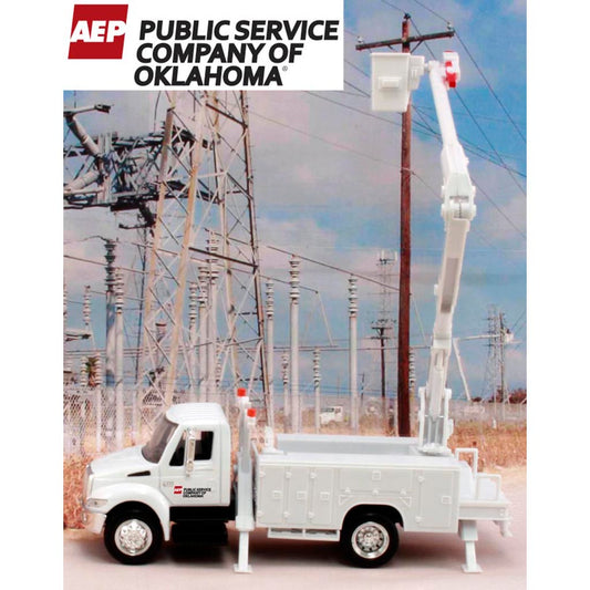 International Bucket Truck "AEP - American Electric Power - Public Service Company of Oklahoma"