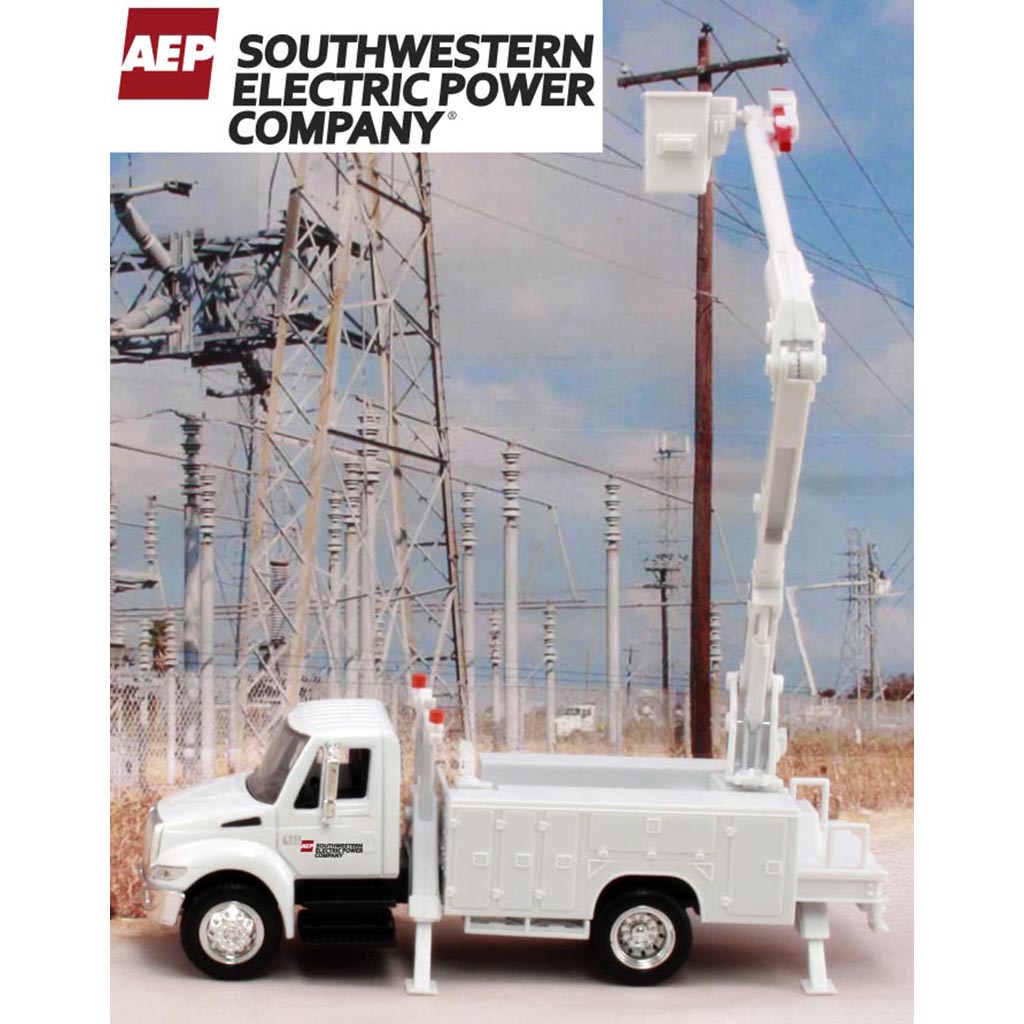 International Bucket Truck "AEP - American Electric Power - Southwestern Electric Power Company"