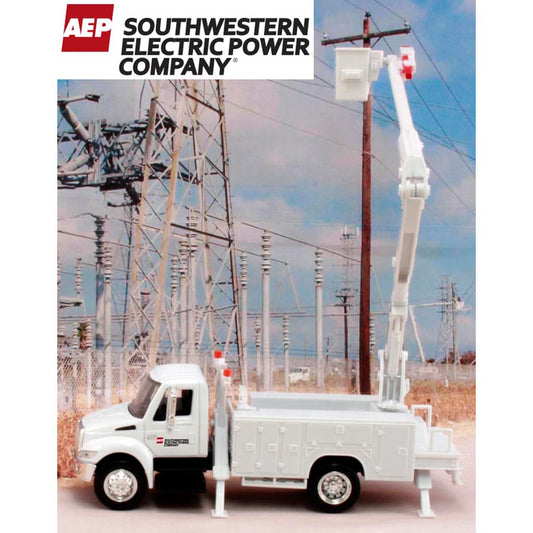 International Bucket Truck "AEP - American Electric Power - Southwestern Electric Power Company"