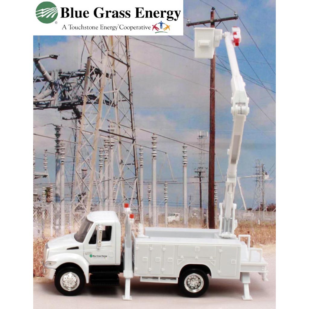 International Bucket Truck "Blue Grass Energy - A Touchstone Energy Cooperative"