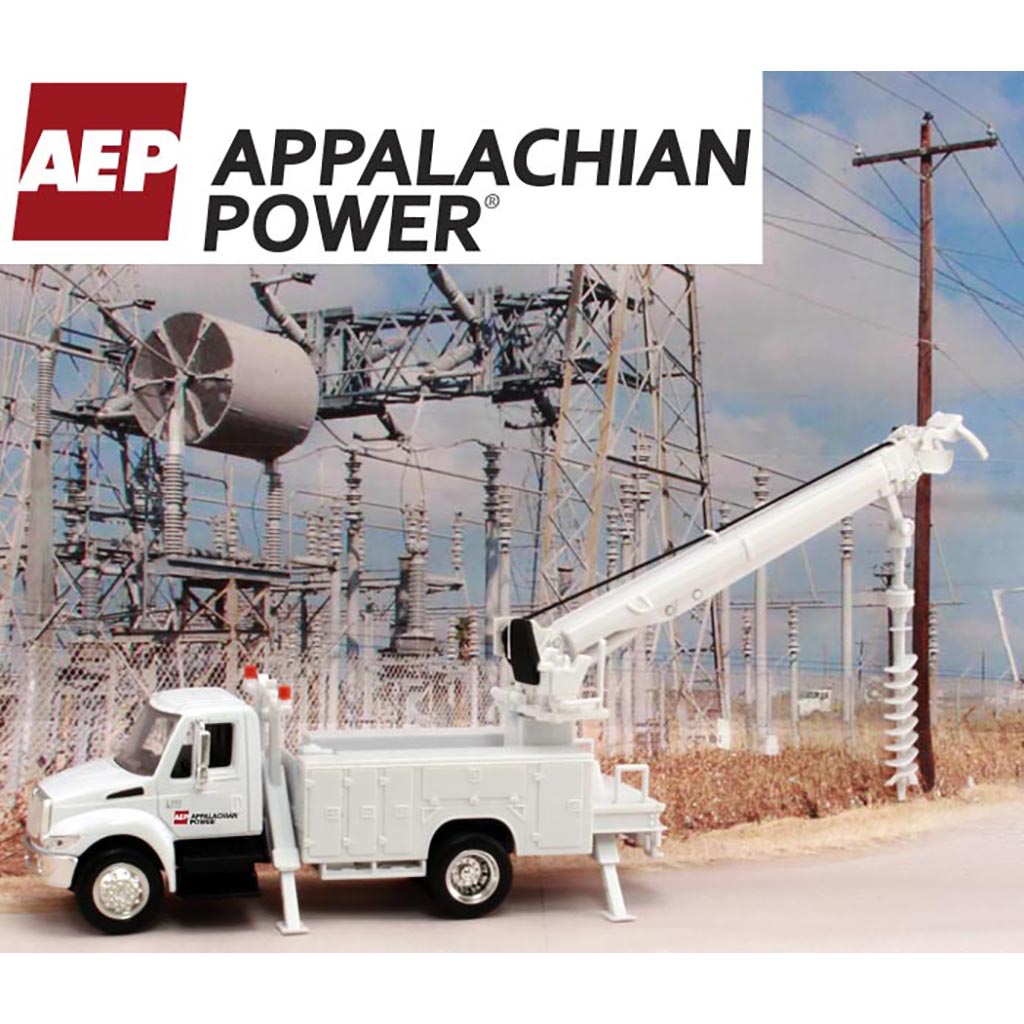 International Auger Truck "AEP - American Electric Power - Appalachian Power"