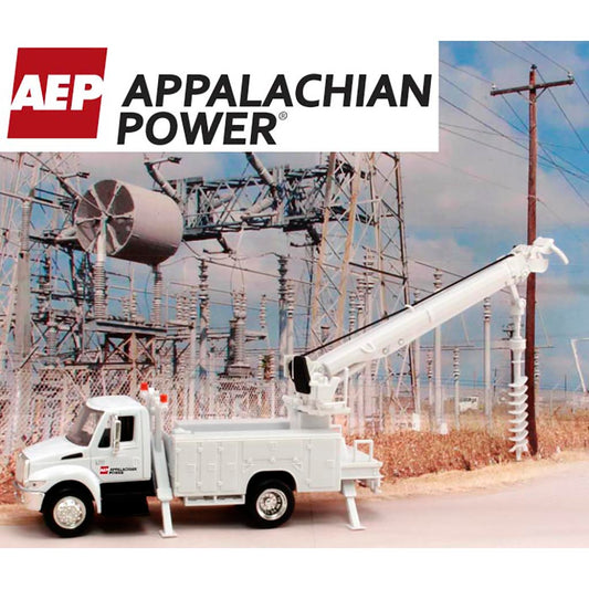 International Auger Truck "AEP - American Electric Power - Appalachian Power"