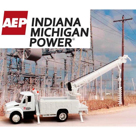 International Auger Truck "AEP - American Electric Power - Indiana Michigan Power"