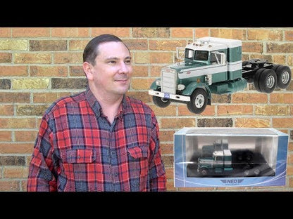 1961 Peterbilt 351 Sleeper Cab Conventional Tractor (Green/White)