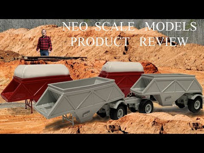 1955 Fruehauf Double Bottom Dump Trailers (Gray)