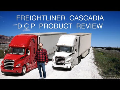 Freightliner Cascadia w/53' Utility Dry Van Trailer & Skirts (White)
