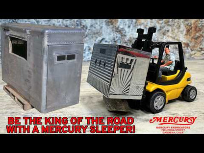 Peterbilt 379 w/MAC Coal Square Bottom Spread-Axle End Dump Trailer (Cyan/Chrome)