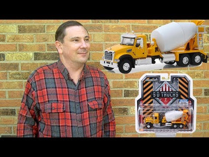 2019 Mack Granite Cement Mixer Truck (Yellow/White)
