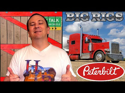 Peterbilt 389 Tri-Axle w/Mississippi Liquefied Petroleum Tri-Axle Tanker Trailer "Hausmann Motorsport" (Red/White)