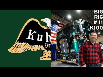 Kenworth K-100E Aerodyne COE w/Heil 3-Bottom Pneumatic Tanker Trailer "Kuhnle Brothers"