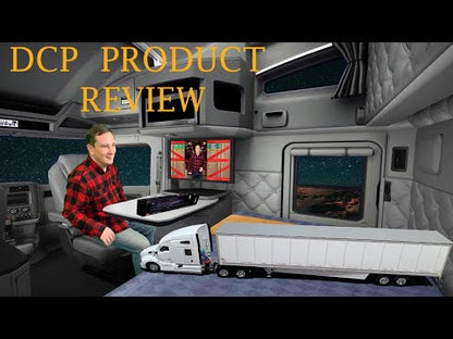 Kenworth T680 w/53' Utility Dry Van Trailer w/Trailer Skirts (White)