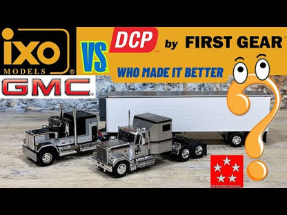 1980 GMC General Tractor (Silver w/Black & Red Stripes)