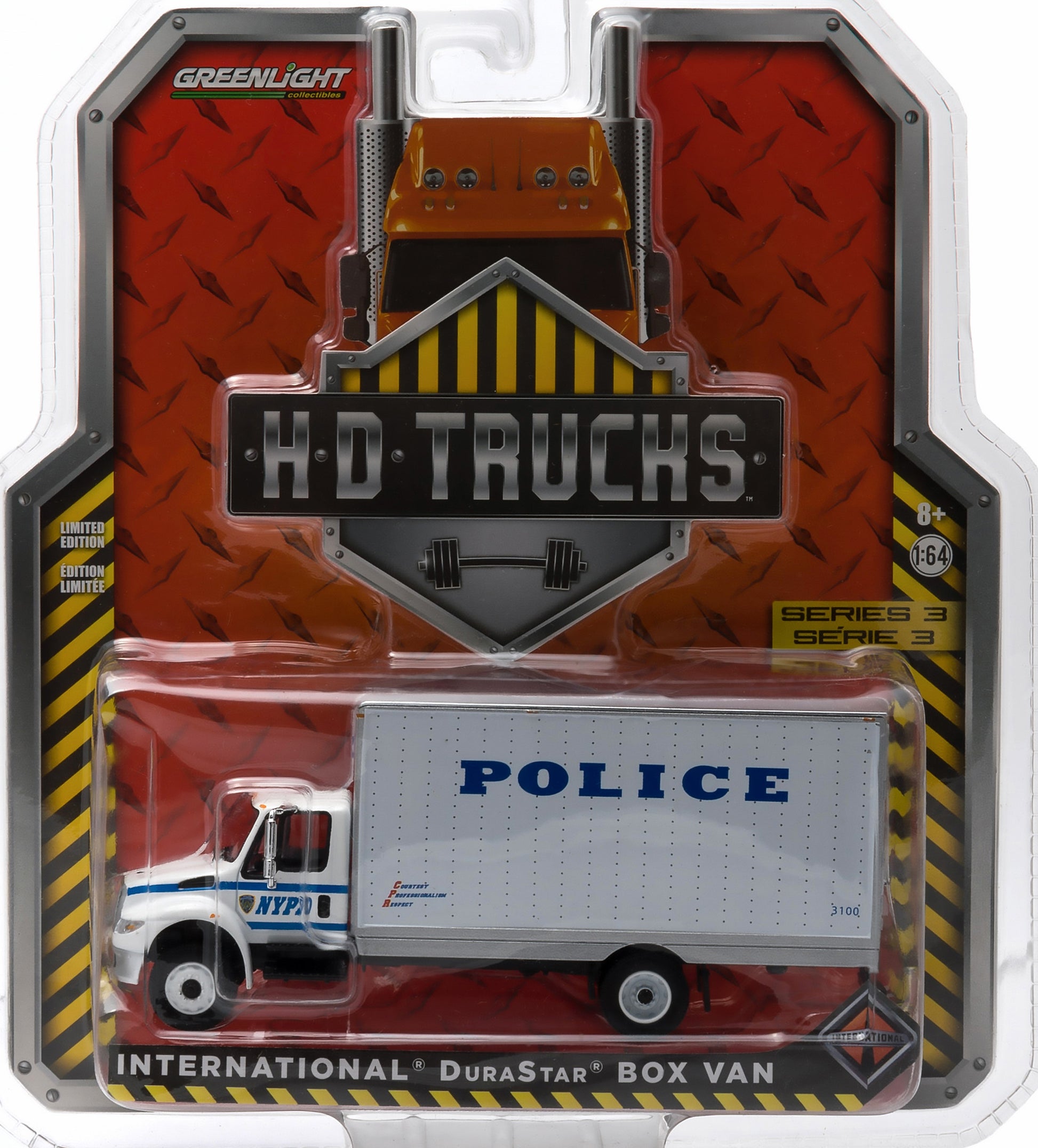 2013 International DuraStar 4400 Box Van "NYPD Police"