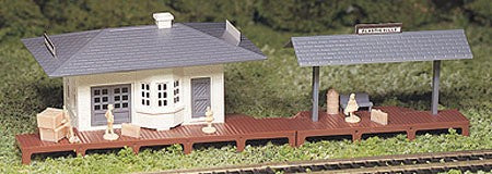 HO-Gauge Snap KIT Suburban Station