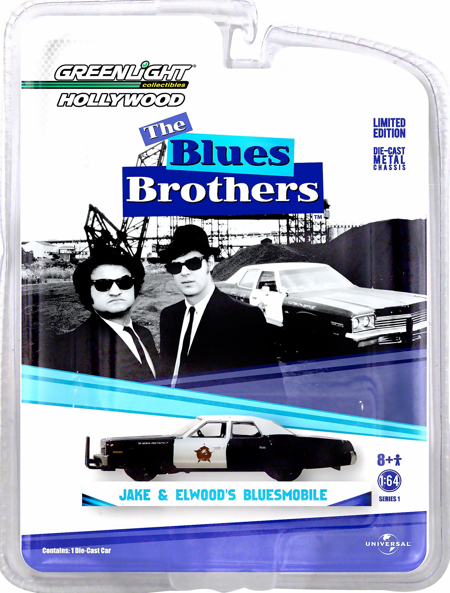 1974 Dodge Monaco "Bluesmobile" (Black/White) "The Blues Brothers"