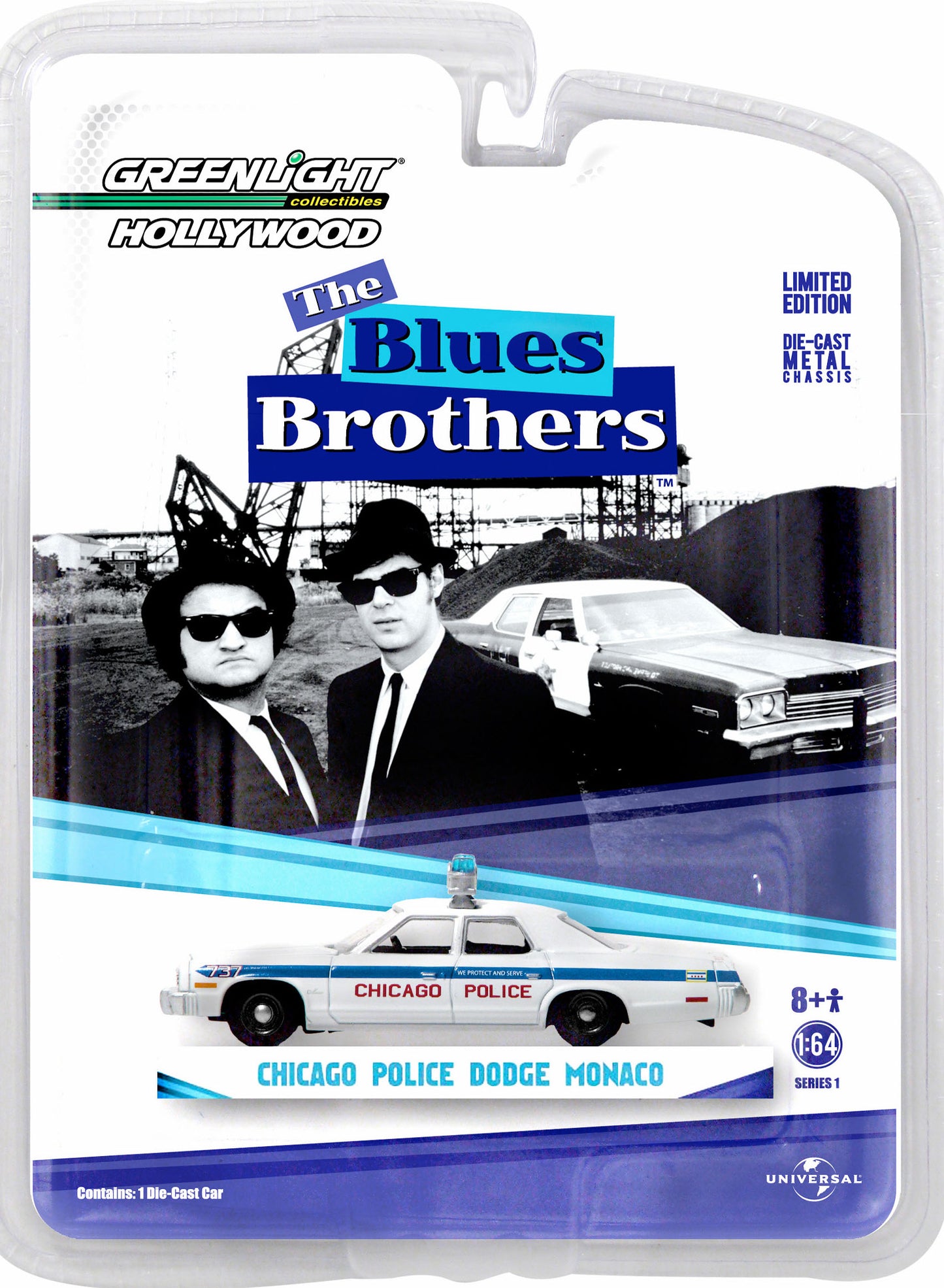 1974 Dodge Monaco "Chicago Police" (White) "The Blues Brothers"