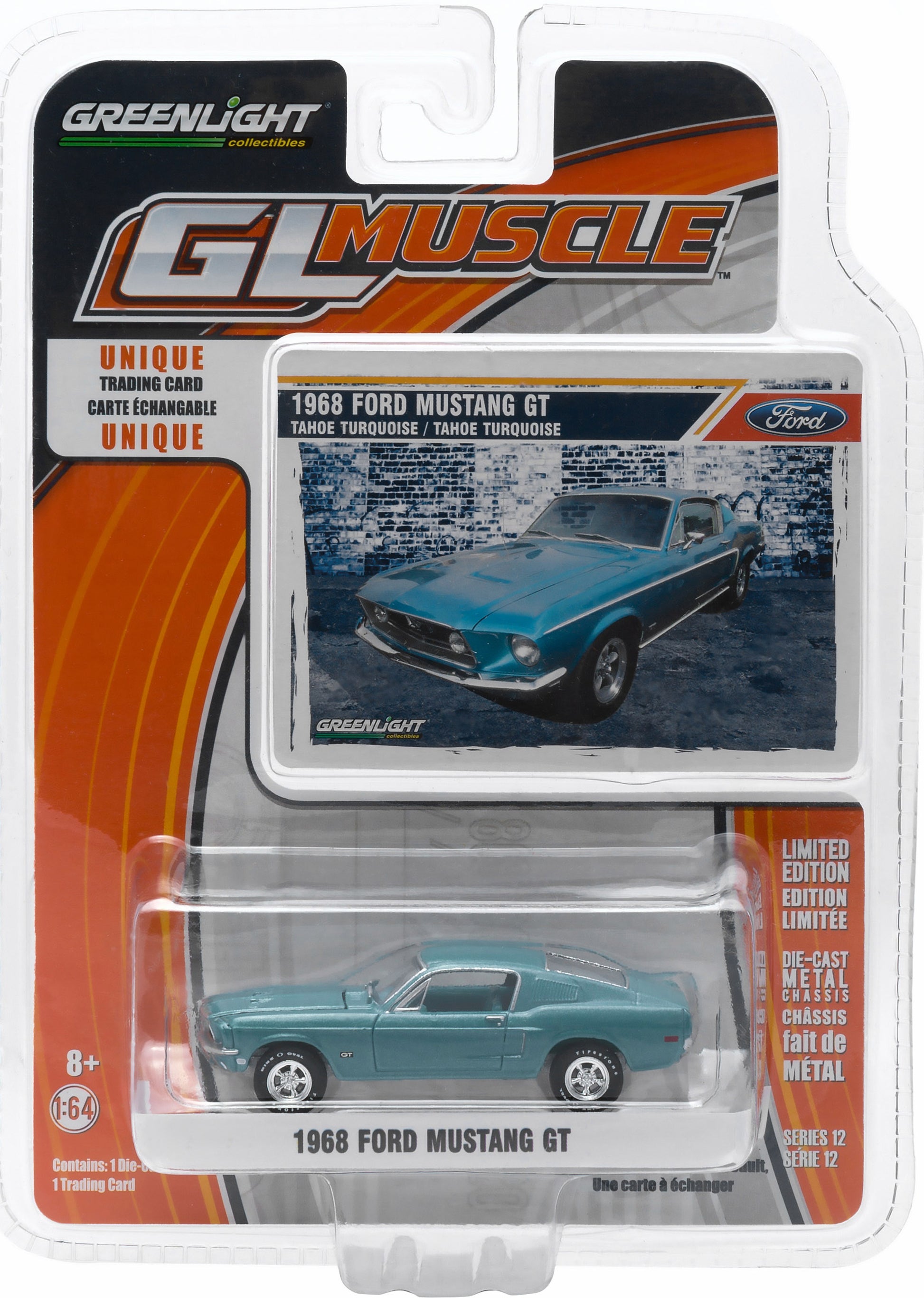 1968 Ford Mustang GT (Tahoe Turquoise)