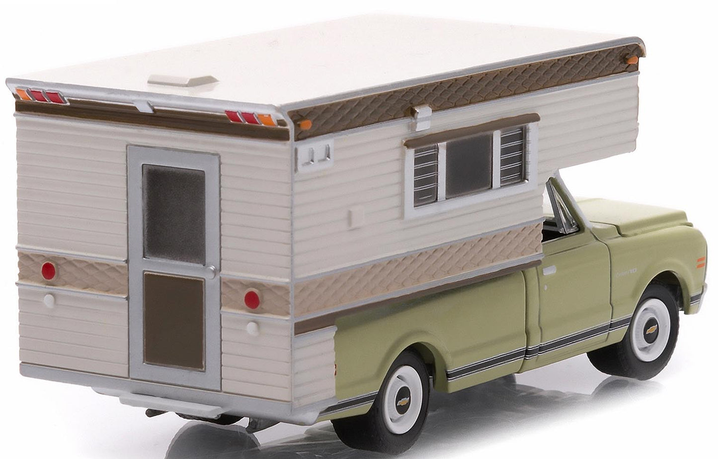 1969 Chevrolet C-10 w/Large Camper (Green/White)