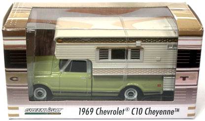 1969 Chevrolet C-10 w/Large Camper (Green/White)