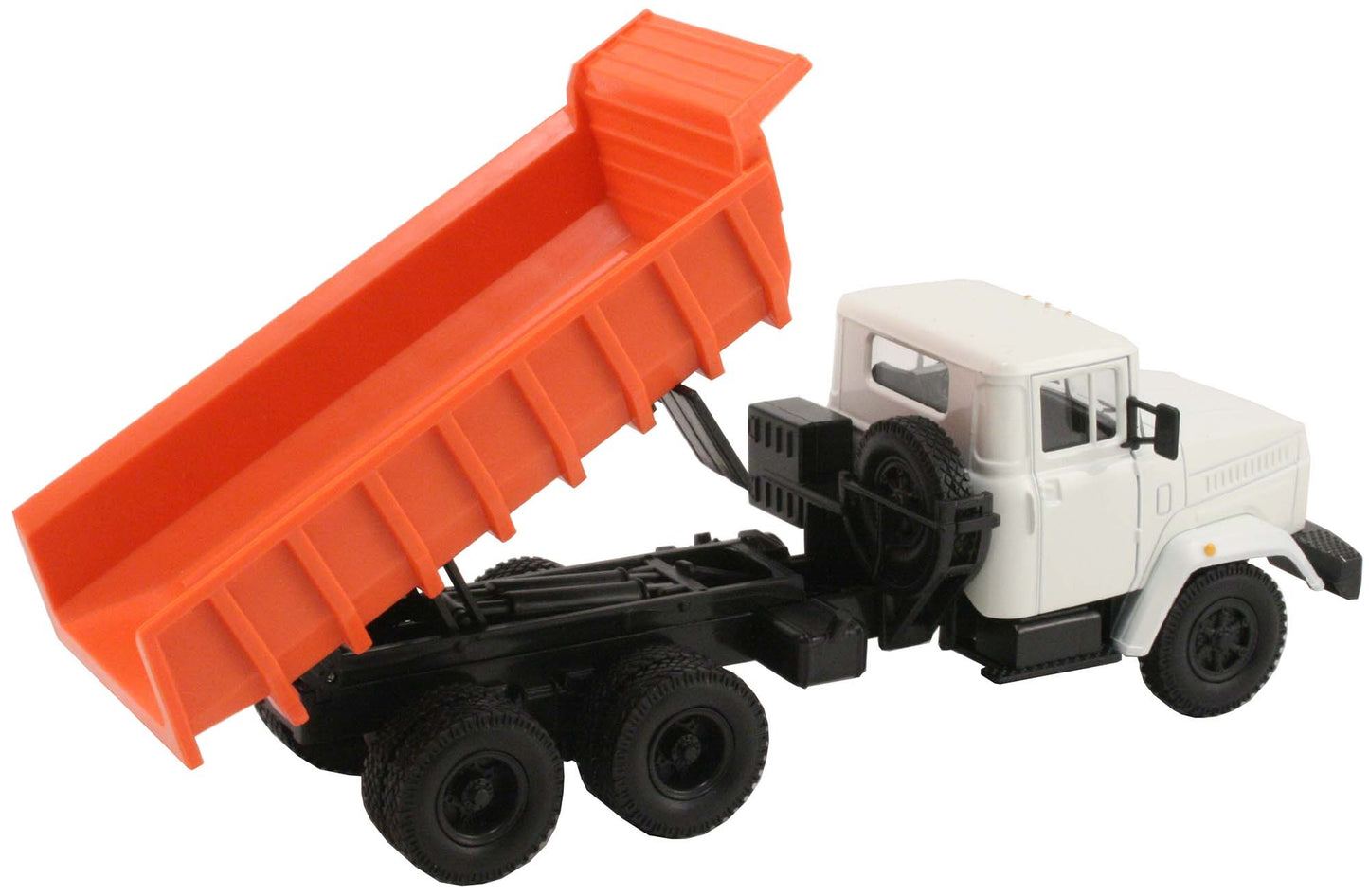 Kraz 6510 Dump Truck (White/Orange)