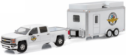 2015 Chevy Silverado (White) w/Vendor Trailer "Indianapolis Motor Speedway Gift Shop" (White)