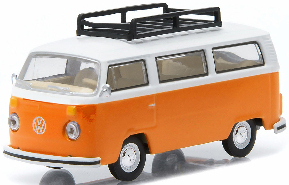 1974 Volkswagen Type 2 Bus (Bright Orange/Pastel White)