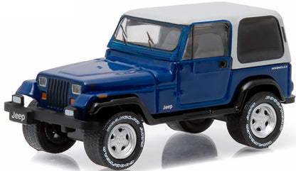 1990 Jeep Wrangler YJ Hardtop (Blue/Gray)