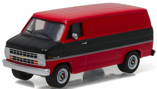 1986 Chevy G20 Van (Black/Red)