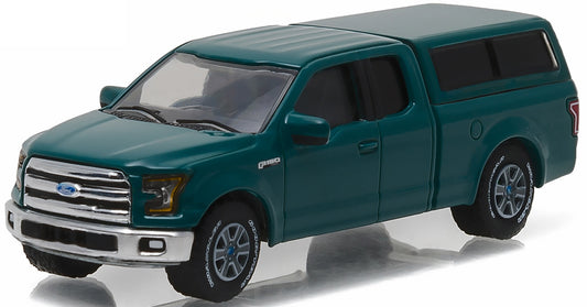 2015 Ford F-150 w/Camper Shell (Green Gem)