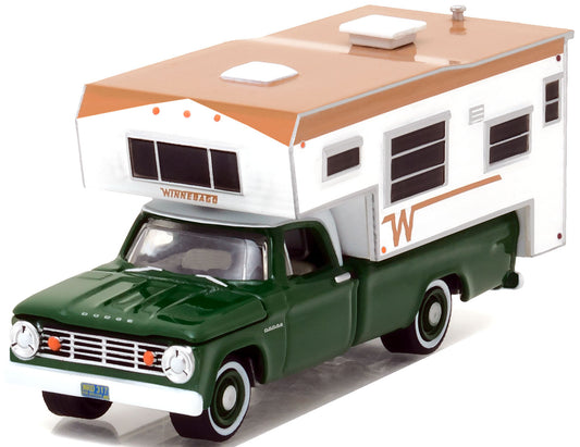 1967 Dodge D-100 with Winnebago Slide-In Camper