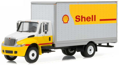 2013 International DuraStar 4400 Box Van (White/Yellow) "Shell Oil"