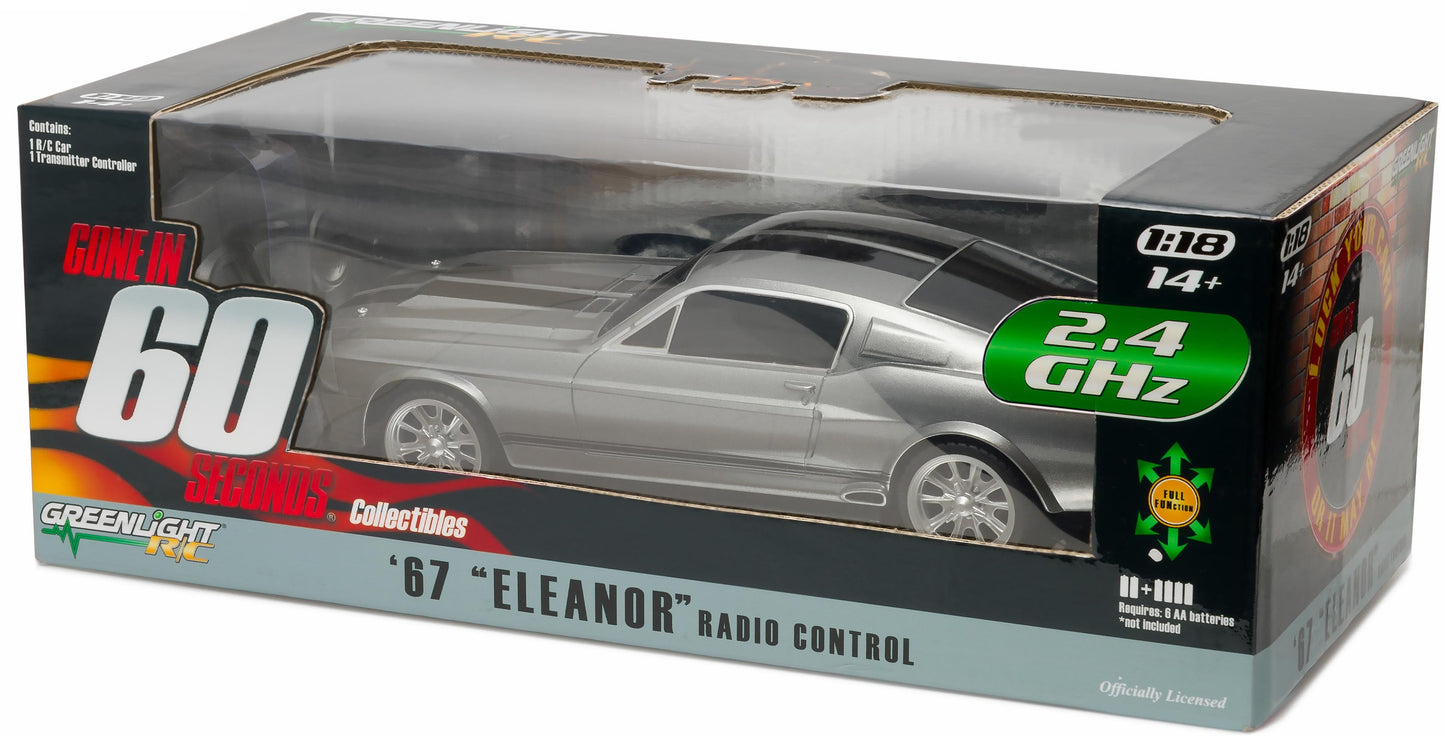 1967 Ford Mustang  Shelby GT-500 "Eleanor" "Gone in Sixty Seconds" (Remote Controlled)