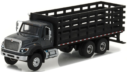 2017 International WorkStar 7600 Stakebed Truck (Gray/Black)