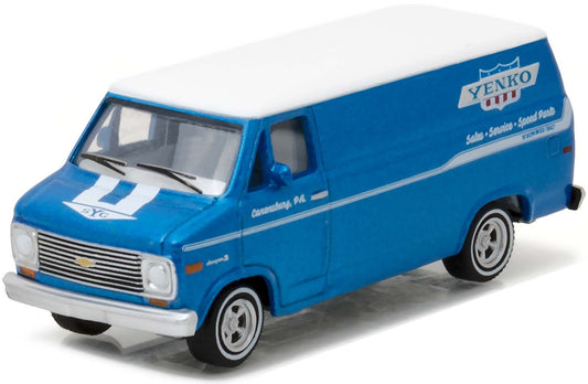 1976 Chevy G20 Van "Yenko Parts" (Blue/White)