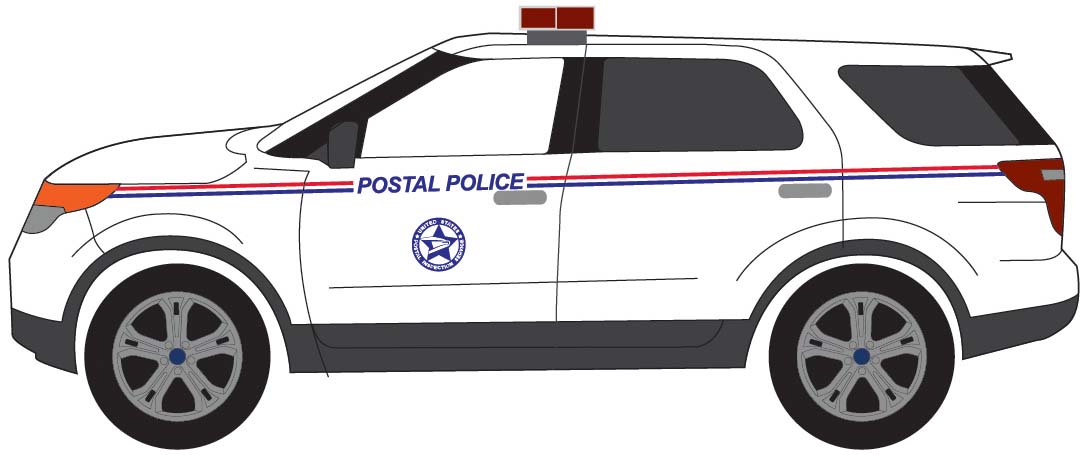 2014 Ford Explorer "USPS Police" (White)