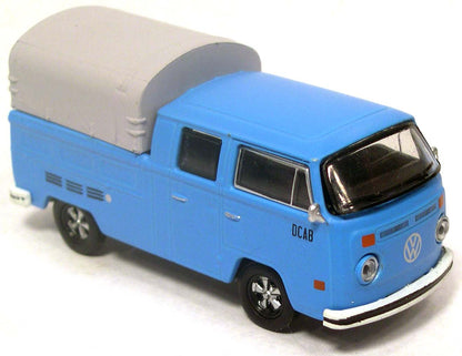 1972 Volkswagen Type 2 Doka DCAB Pickup w/Canvas Top (Blue/Tan)