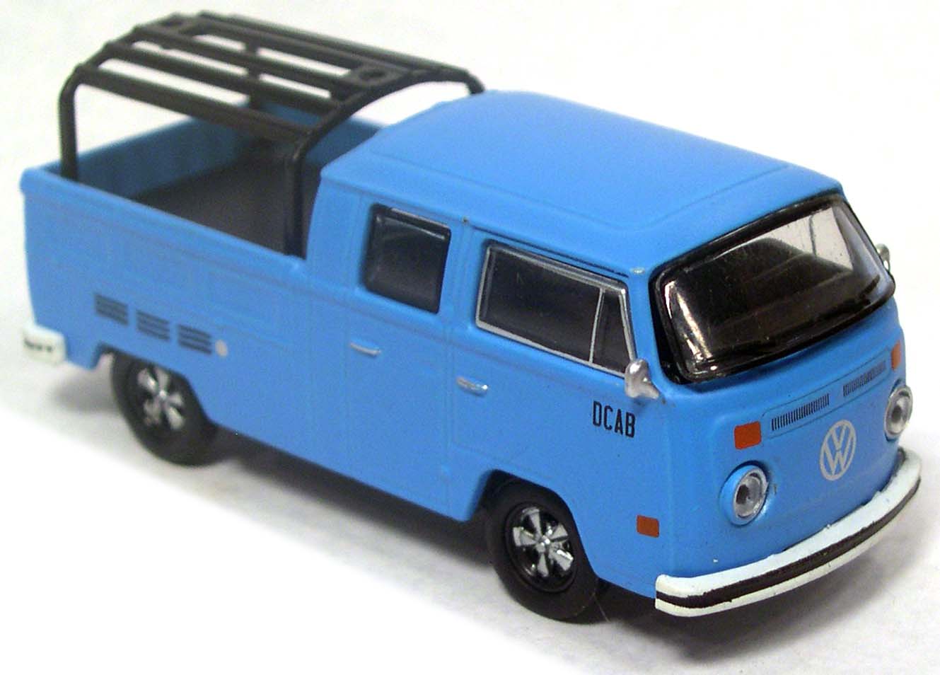 1972 Volkswagen Type 2 Doka DCAB Pickup w/Canvas Top (Blue/Tan)