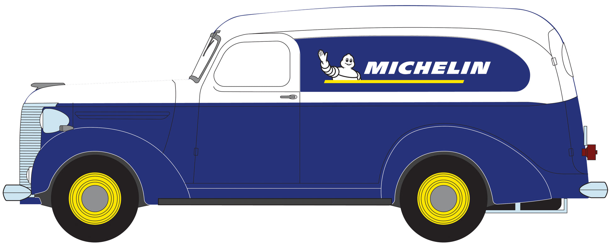 1939 Chevy Panel Truck "Michelin Tires"