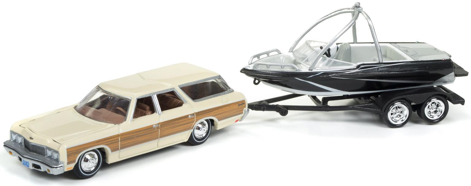 1973 Chevy Caprice Wagon w/Fishing Boat & Trailer (Cream) – Heartland ...