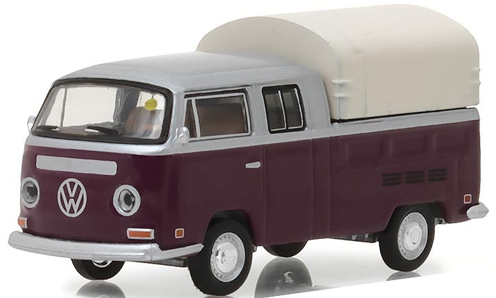 1971 Volkswagen Double Cab Pickup (Burgundy/Silver)