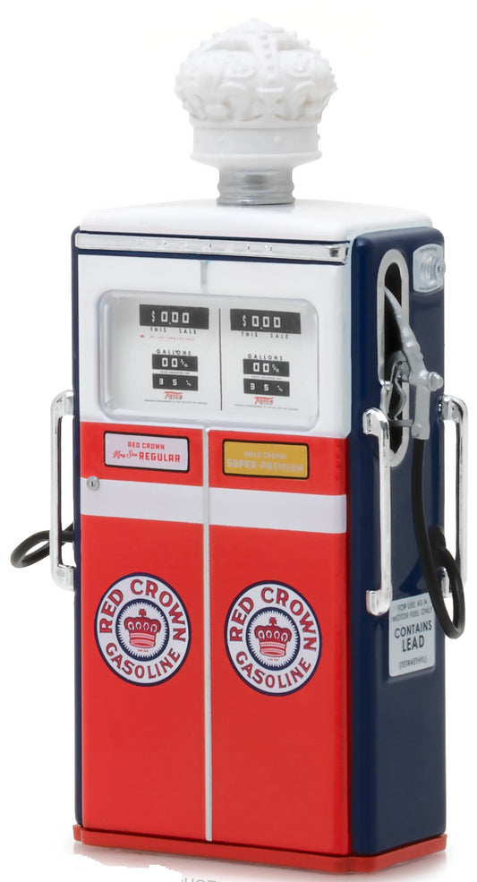 1954 Tokheim 350 Twin Pump Gas Pump "Red Crown Gasoline"