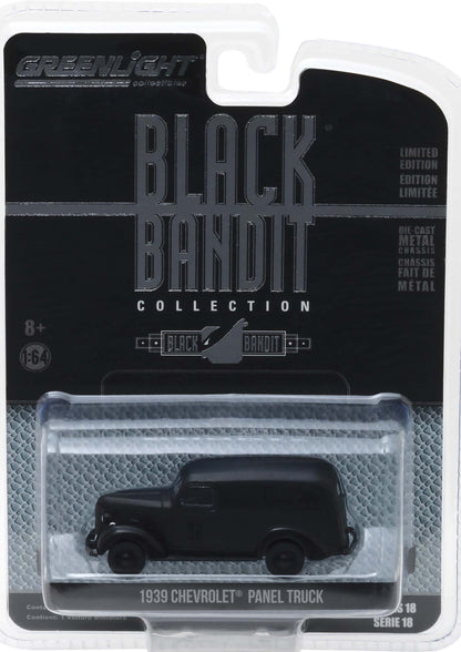 1939 Chevy Panel Truck (Black) "Black Bandit Delivery Service"