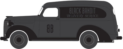 1939 Chevy Panel Truck (Black) "Black Bandit Delivery Service"