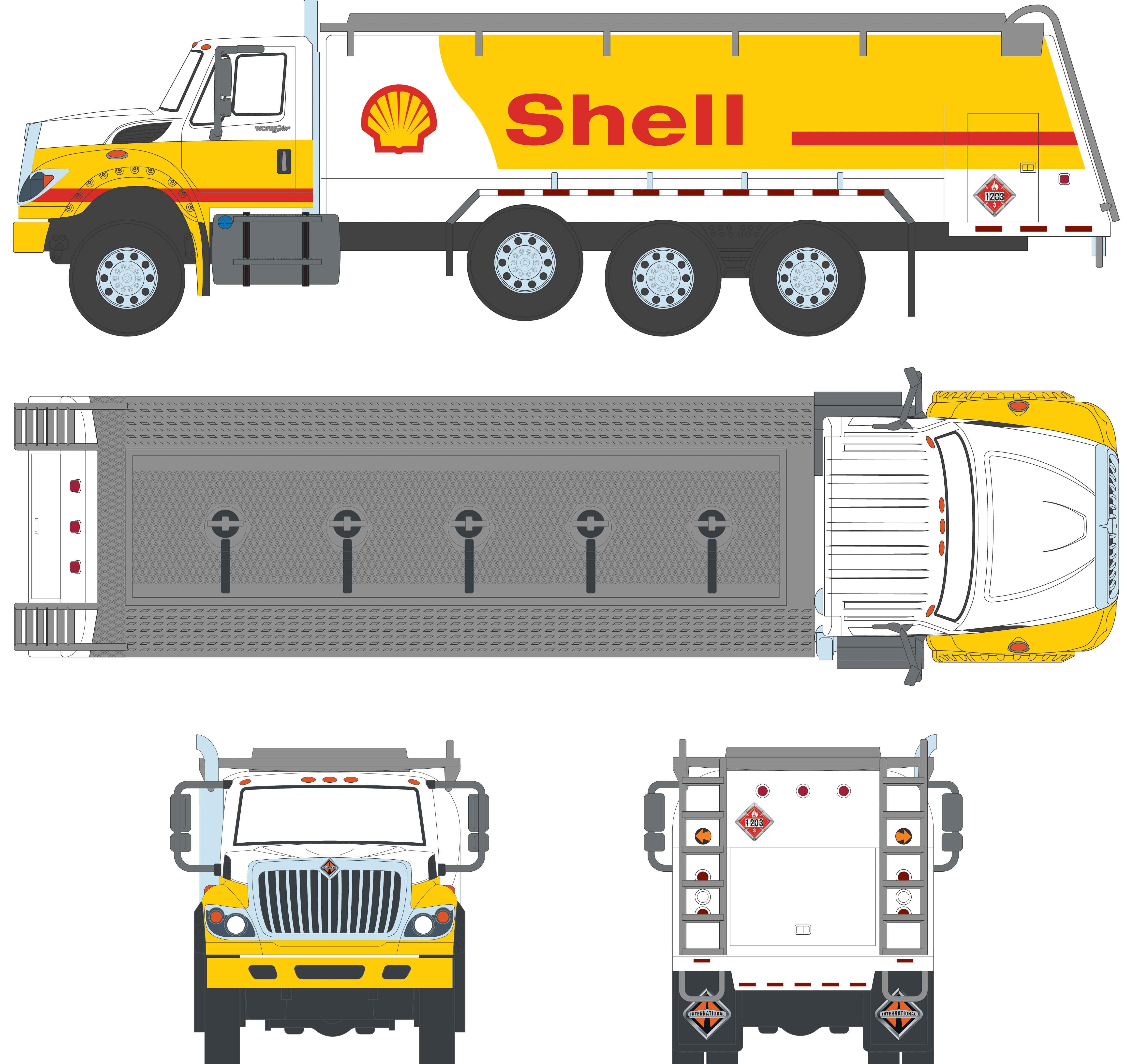 2017 International WorkStar 7600 Fuel Oil Tanker Truck 