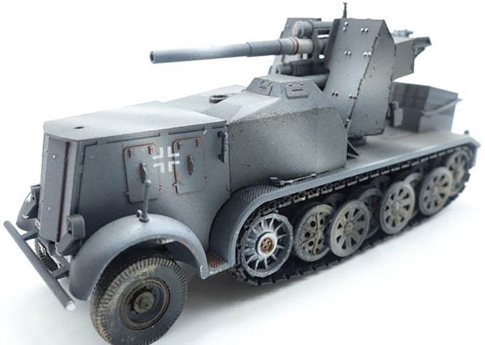 Sd.Kfz.8 Half Track w/88mm FlaK "German Army" (Gray)