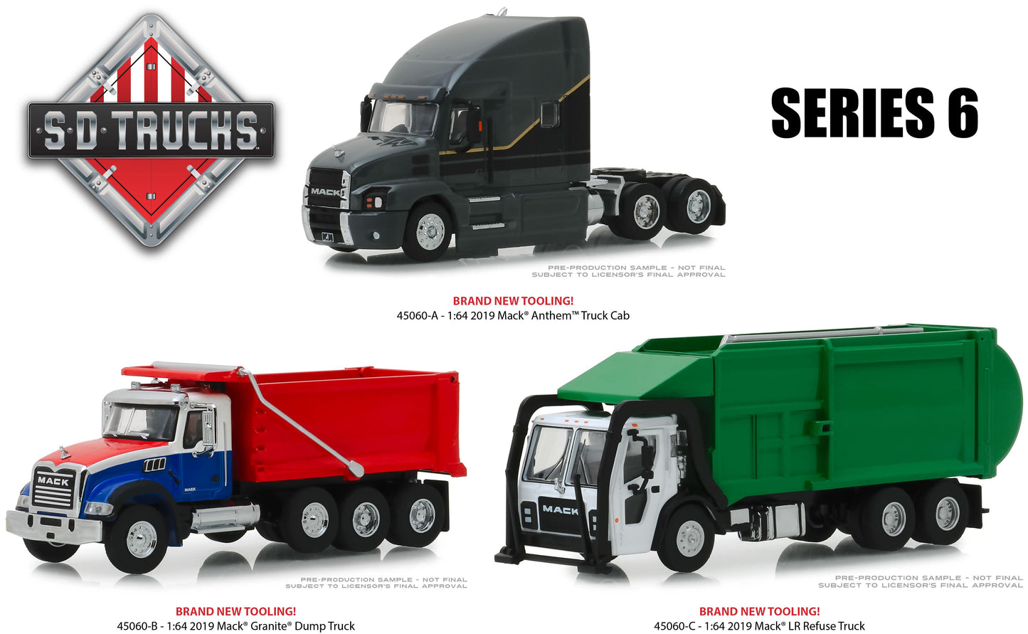 S-D Trucks Series 6 (Set of 3)