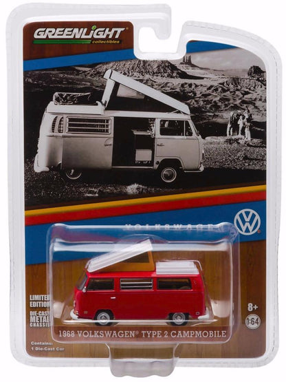 1968 Volkswagen Type 2 Westfalia Campmobile (Red)