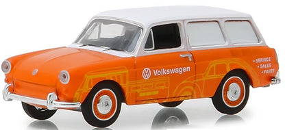 1966 Volkswagen Type 3 Panel Van (Orange/White) "VW Sales & Service"