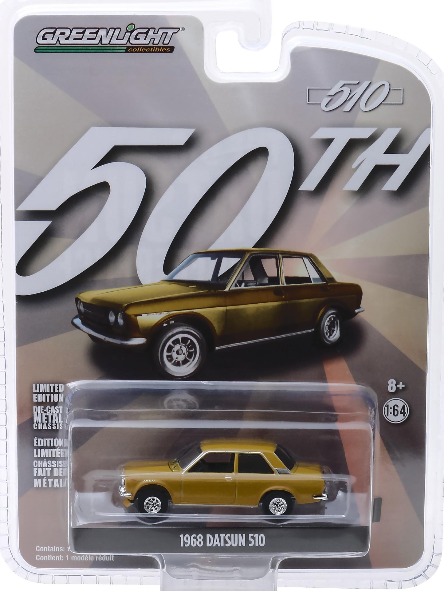 1968 Datsun 510 (Gold) "Datsun 510 50 Years"